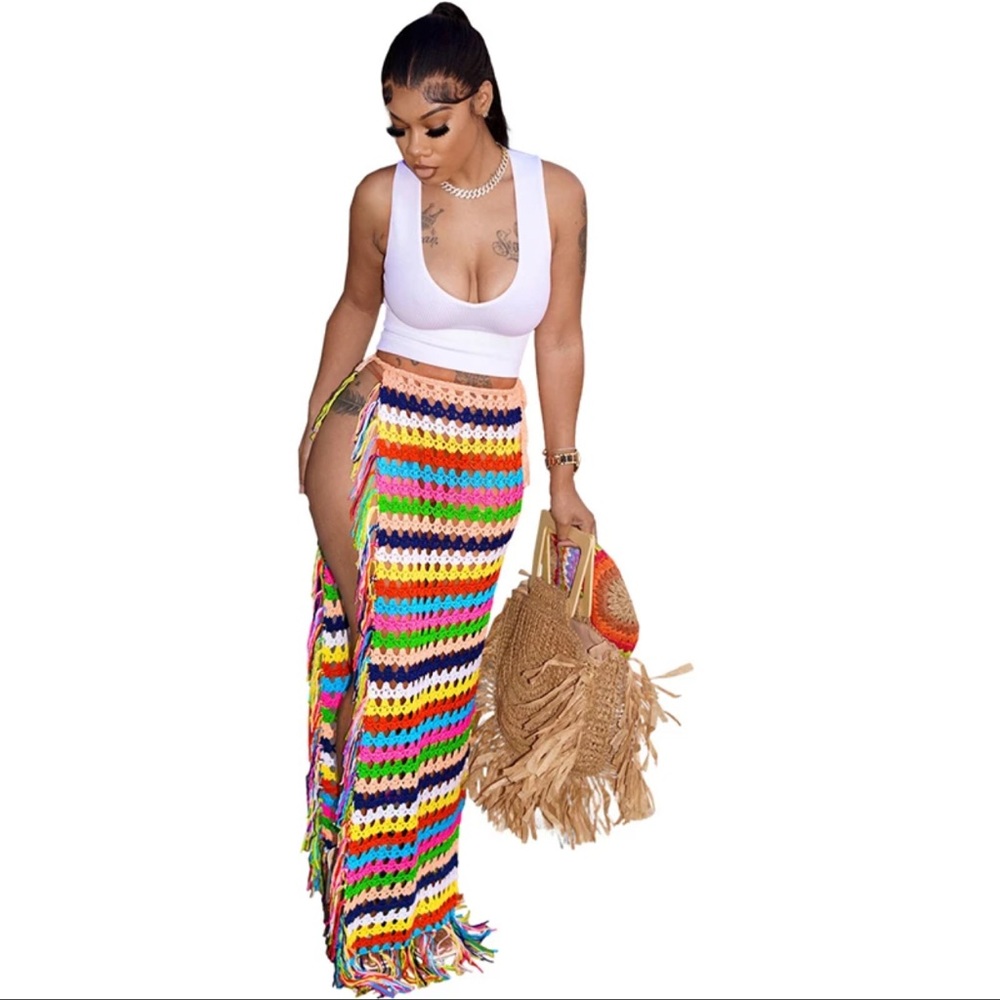 Crotchet skirt or cover up